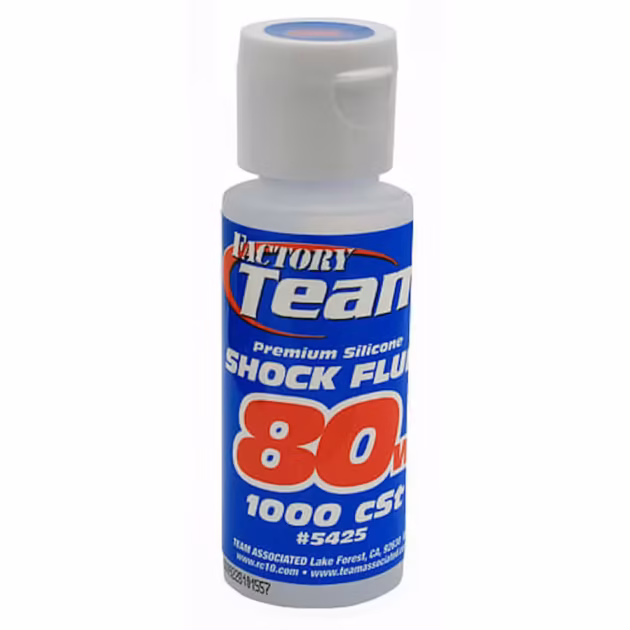 AS5425 TEAM ASSOCIATED SILICONE SHOCK OIL 80WT (1000CST)