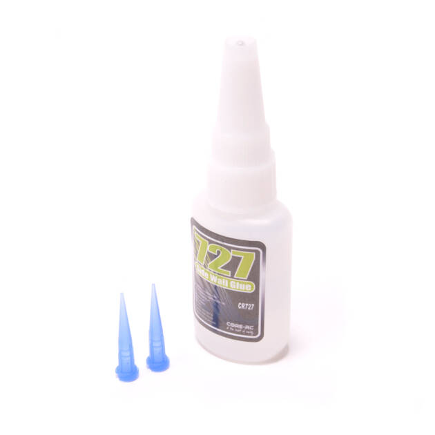 CR727 CORE RC - 727 MEDIUM SIDE WALL GLUE + 2 NOZZLES