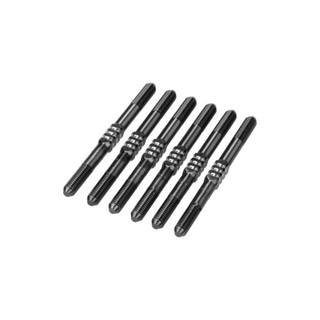 JC5136-2 RC10B7.1 3.5 X 48MM FIN TI TURNBUCKLE BLACK